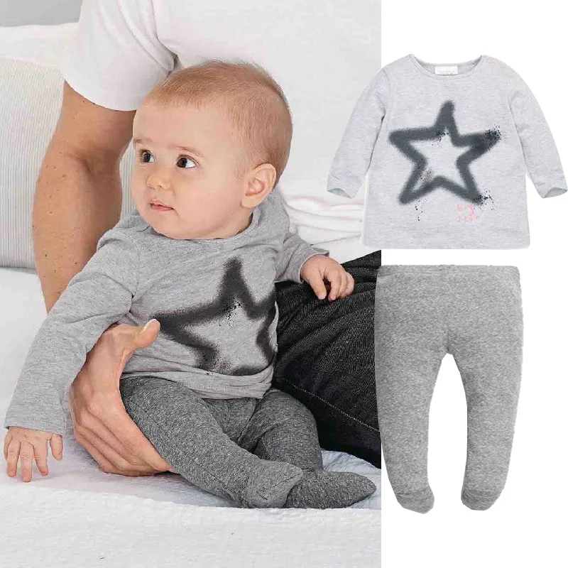New Autumn Spring Baby Boys Clothing Children Tracksuit Baby Clothes