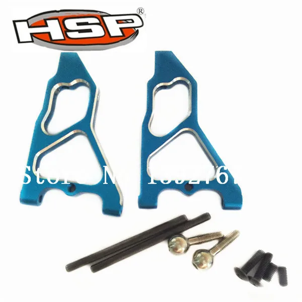 

86604 HSP Upgrade Parts Front Lower Suspension Arms (Al.) 2P 286019 1/16 Scale Models Himoto RC Car Troian METEOR Truck