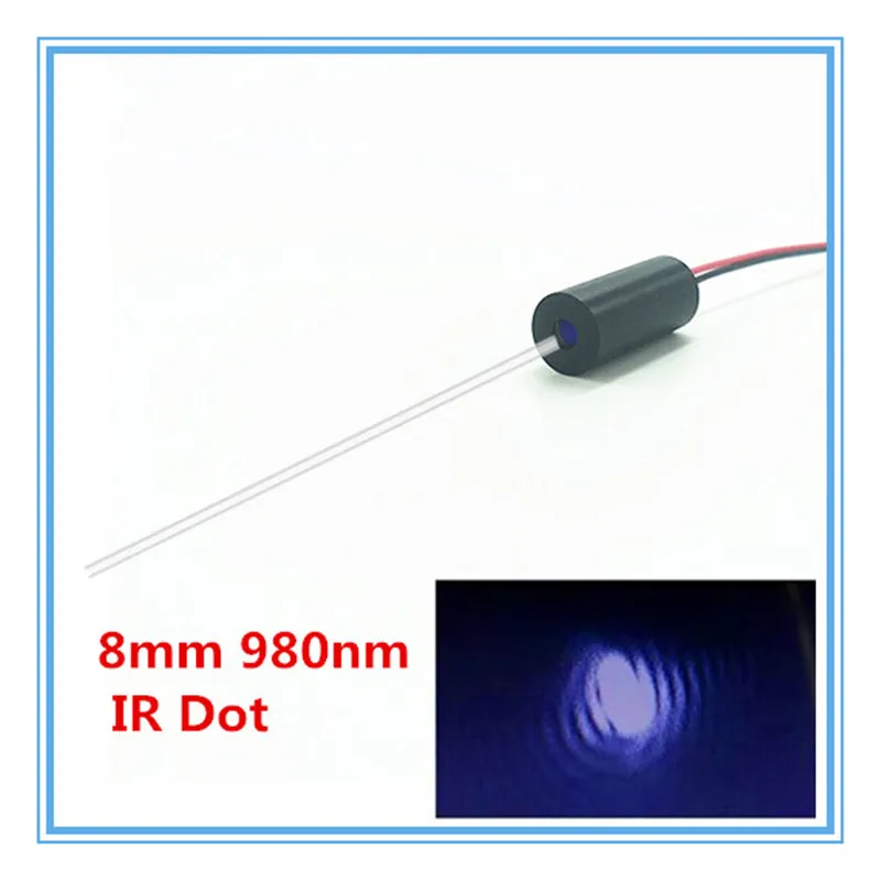 Módulo de Laser 8mm 980nm 1 mw 5 mw 10 mw 30 mw ir Dot da Classe Industrial Driver Apc
