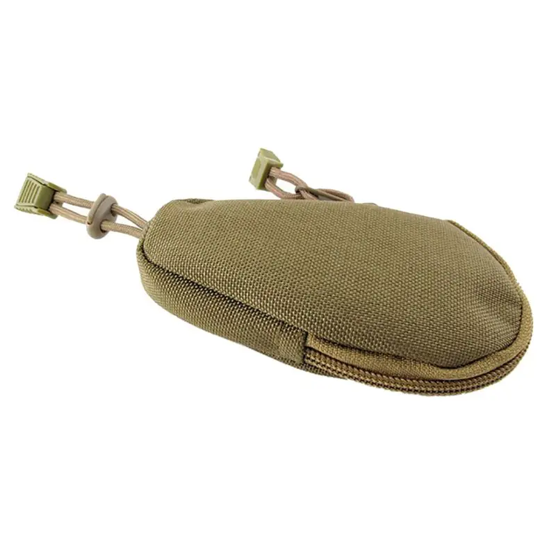 

Mini Tactical Military Small Bag Money Bag Key Pouch Purse Bag Nylon With Drawstring Closure