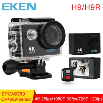 Original Eken H9/H9R action camera 4K wifi Ultra HD 1080p 60fps 170D Go waterproof mini cam pro sports camera