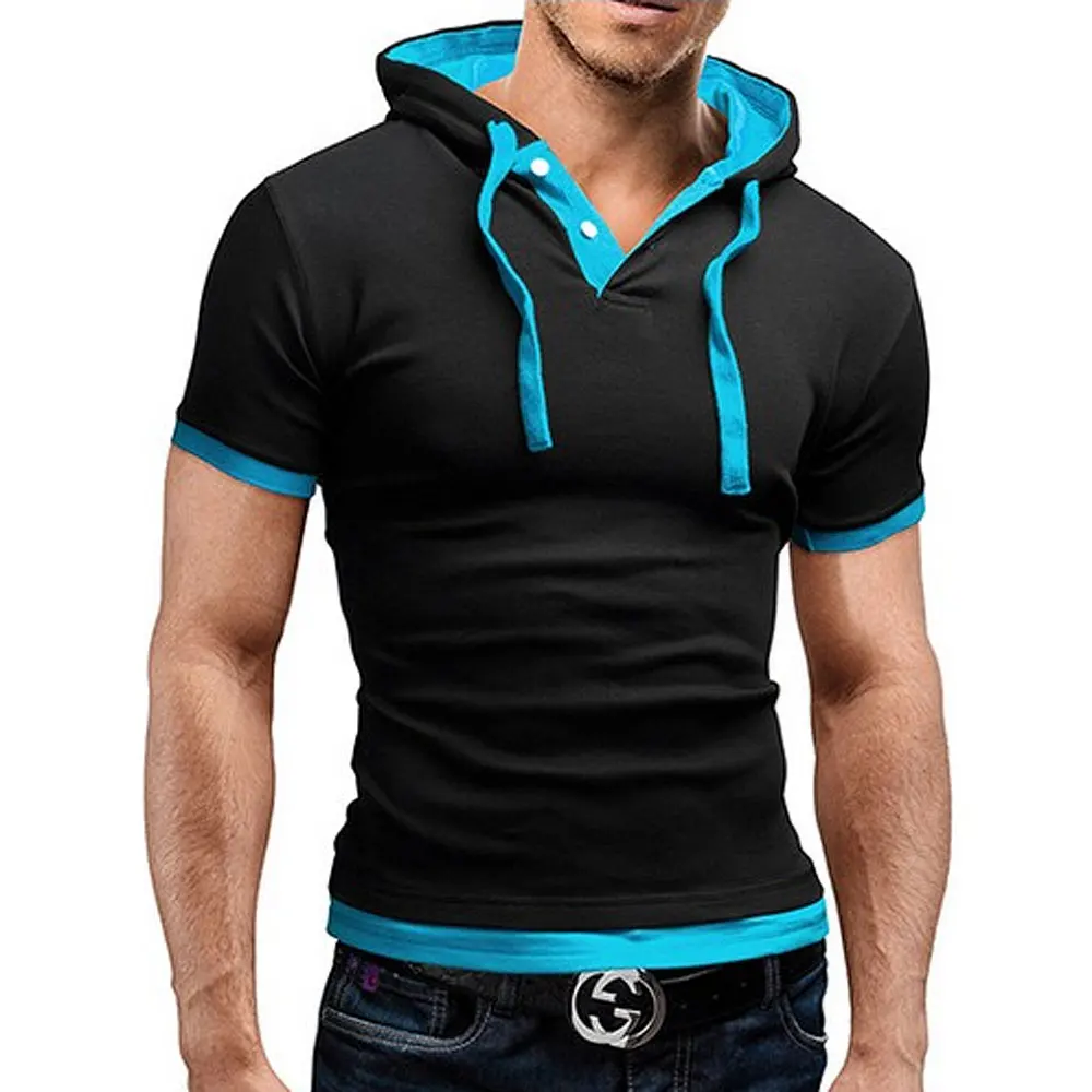 Sudadera con capucha para hombre, camiseta informal de manga capucha, Tops de verano, novedad, F005 _ - AliExpress Mobile