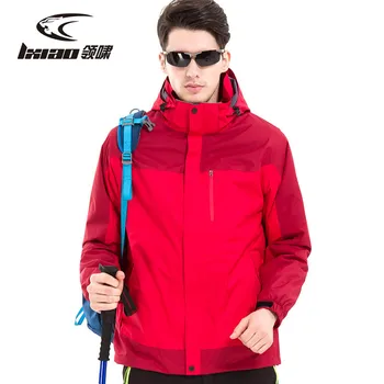 

LXIAO Men Coat Autumn Winter Waterproof Outdoor Sports Warm Wear-resistant Windproof Camping Trekking Skiing Male jacket
