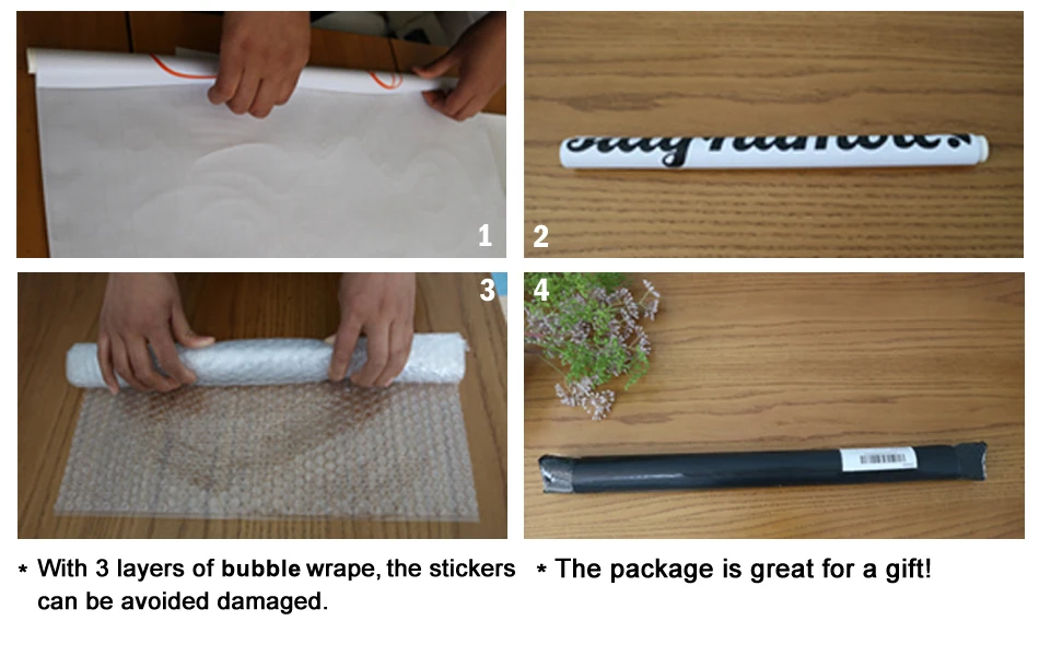 new packing wall sticker decals home decorations