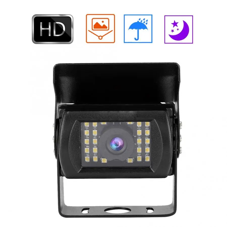 

Car Rear View Camera Universal Backup Parking Camera Waterproof HD Rear View Reversing Camera 24 LED Lights Camera