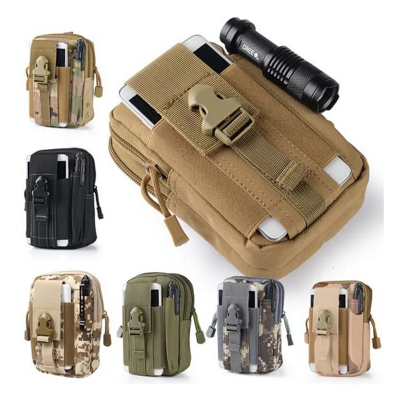 1000D Tactical Kick Pouch MOLLE Durable Mobile Phone font b Case b font EDC Molle Pouch