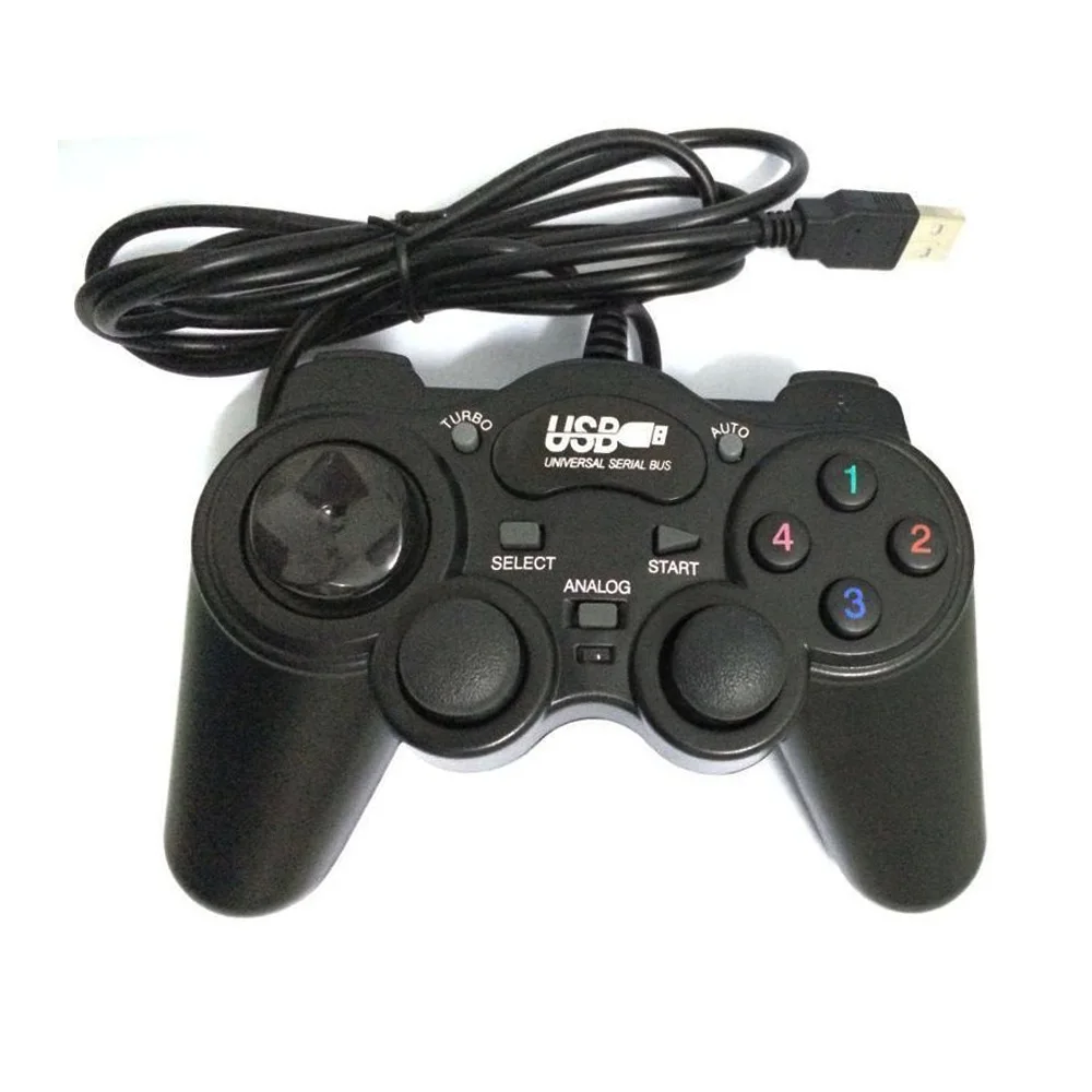 Wired Joypad Gamepads Gamepad Joystick USB2.0 Shock Game Controller For PC Laptop Computer Good Gift