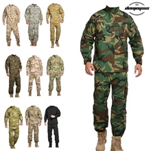 13 Color Army Military Tactical Uniform Shirt + Pants Camo Camouflage Combat Uniform US Army Men's Clothing Suit Airsoft Hunting 13 Color Army Military Tactical Uniform Shirt + Pants Camo Camouflage Combat Uniform US Army Men's Clothing Suit Airsoft Hunting