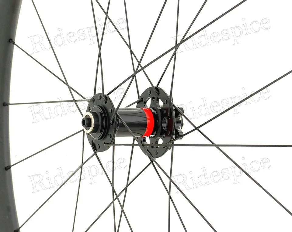 Cheap 700C carbon wheels 50mm road disc brake wheels clincher tubular wheels cyclocross wheels 23mm 25mm for road bike center lock hub 5