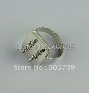 

30PCS Adjustable Base Blank 6 Loops 18mm Rings #20779