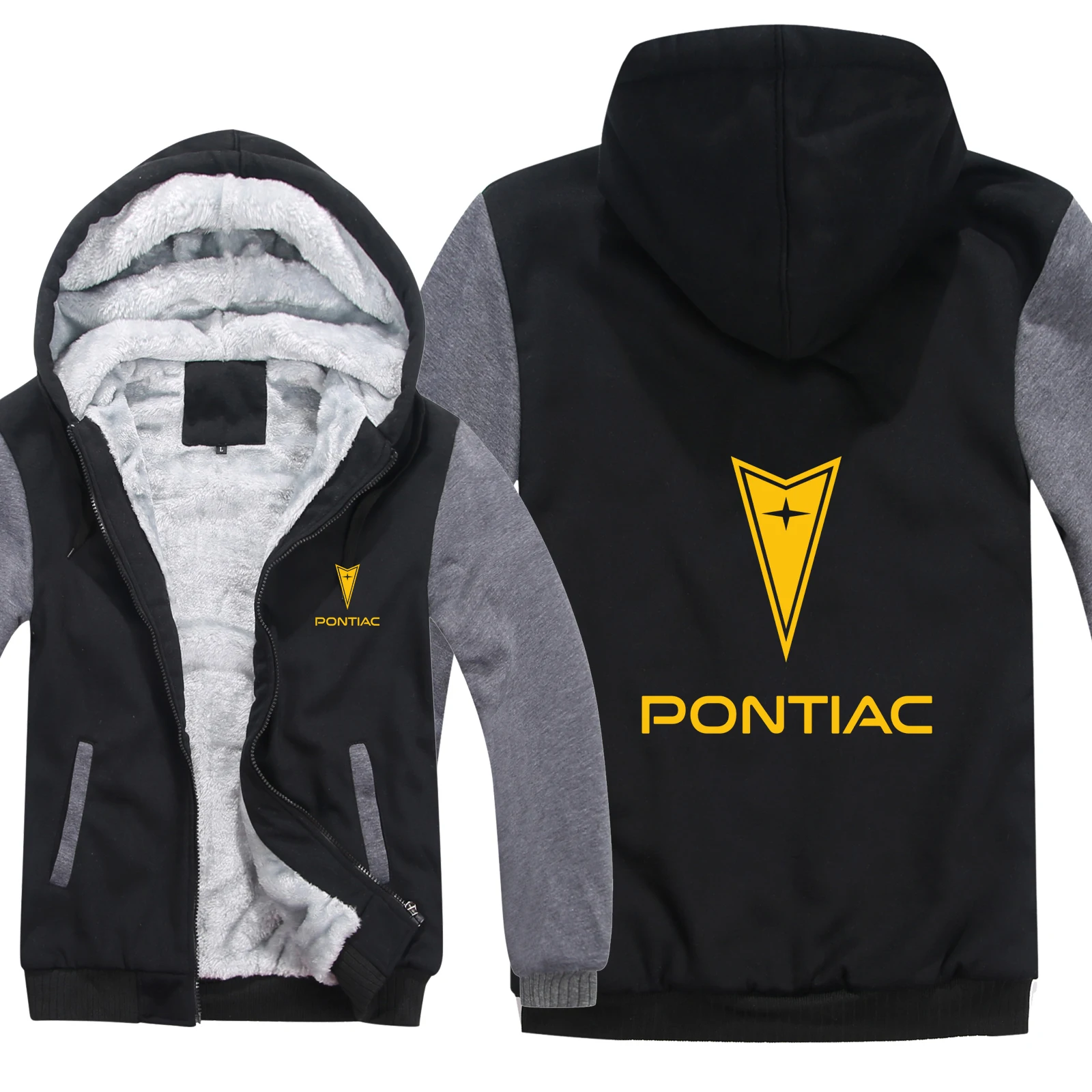 Зимние толстовки Понтиак мужские модные пальто P шерсть подклад куртки Pontiac толстовки с капюшоном HS-011