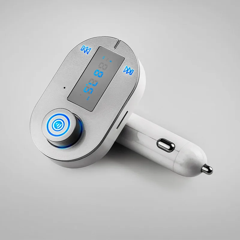 FM передатчик Беспроводной работы при прослушивании музыки по Bluetooth телефонные звонки в режиме Hands-free Беспроводной MP3 плеер, автомобильный набор, USB Зарядное устройство SD ЖК-дисплей 3 цвета автомобиля Bluetooth