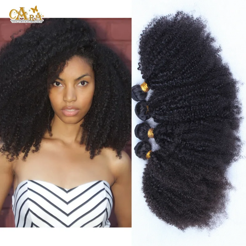 4 Bundles Mongolian Kinky Curly Hair 8A Kinky Curly Virgin Hair Mongolian Afro Kinky Curly Hair Weave Virgin Hair Bundle Deals