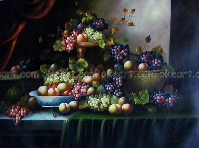 静物有名な果物大風景伝統背景高品質の油絵送料無料モダンアート デコ Oil Painting Painting Modernmodern Art Aliexpress