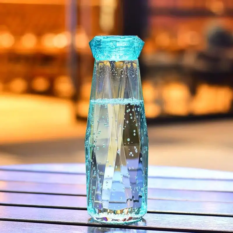 Чашка для воды, бутылка для воды, Мужская и Женская Студенческая, портативная большая емкость, ручная чашка - Цвет: Зеленый