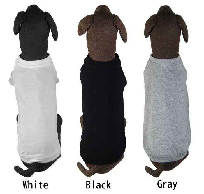 plain black dog shirt