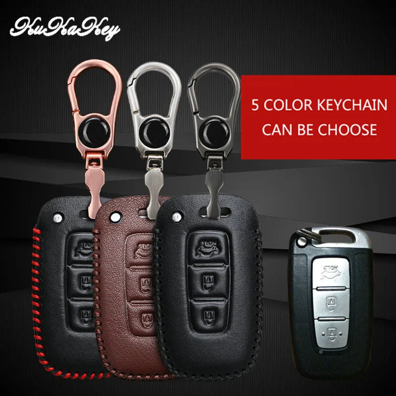 Kukakey для KIA K2 K5 РИО 2014 2015 2016 2017 2018 кожа Ключи Чехол Держатель Брелок Интимные