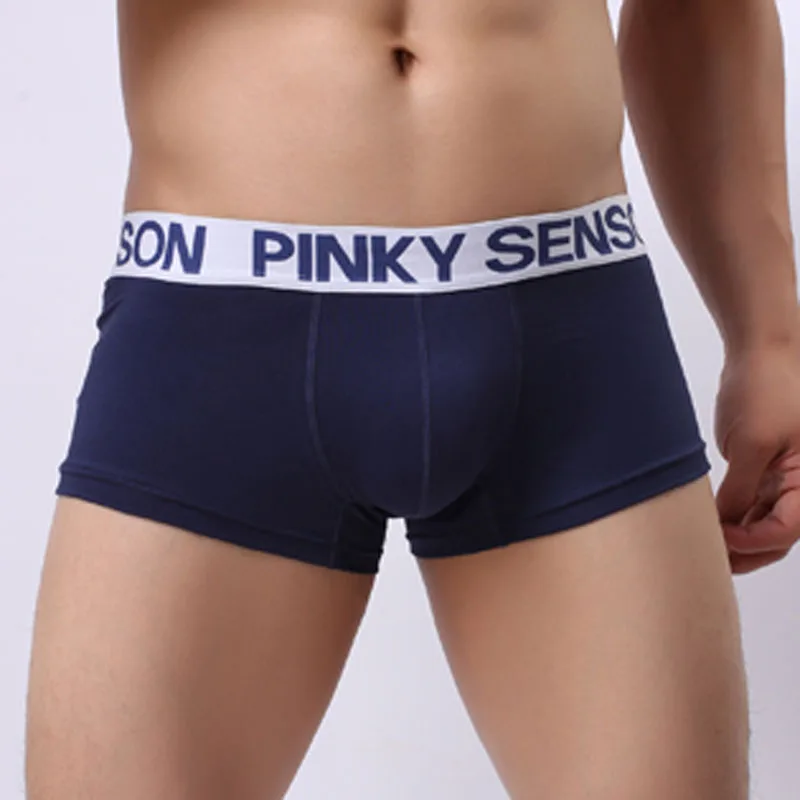 PINKY SENSON, 6 шт./лот, мужские боксеры, шорты, нижнее белье, сексуальные мужские Дышащие Боксеры, трусы, мужские трусы, Cueca Calzoncillos, 6 цветов