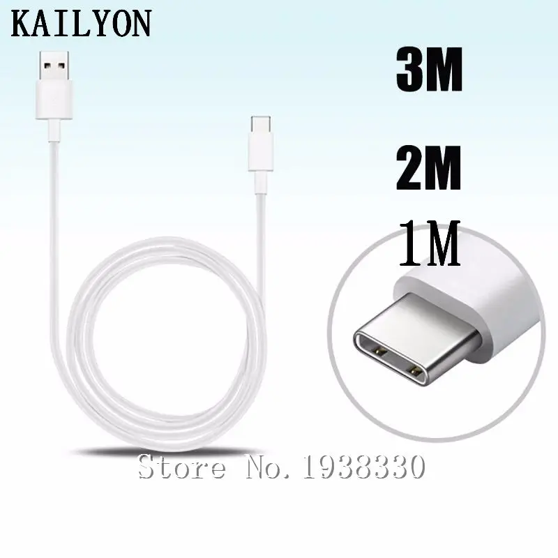 

1M 2M 3M 5M USB Type C Cable Nylon Type-C Fast Charge USB-C Cable for Xiaomi Redmi Note 7 Samsung S10 A50 tipe c wire