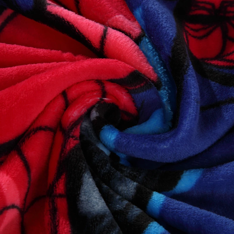 Disney Человек-паук фланель установлены лист с Эластичная лента простыни белье покрывало полиэстер матраса Твин Полный