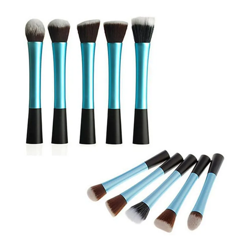 

5pcs/set Kit Makeup Brush Foundation Cream Powder Brush Professional Makeup Brushes Set Mini Tooth Brush Kits