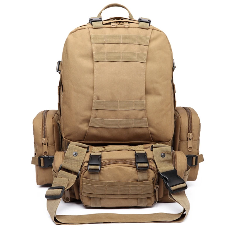 Men Waterproof Nylon Molle Assault Pack Large Capacity Mochila Militar Tactica Removable Outdoor Sport Military font