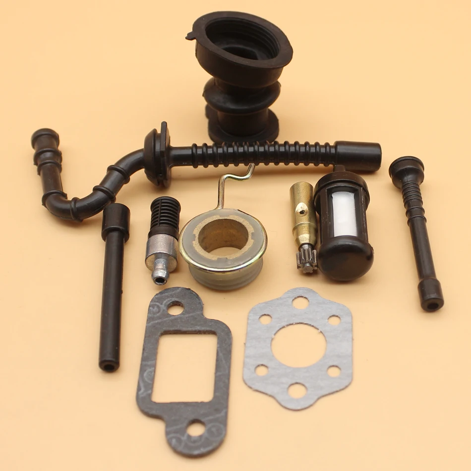 Gas Fuel Oil Pipe Filter /Impulse Line /Oil Pump Worm Gear /Intake Manifold For Husqvarna MS250 MS230 MS210 025 023 021 Chainsaw Gas Fuel Oil Pipe Filter /Impulse Line /Oil Pump Worm Gear /Intake Manifold For Husqvarna MS250 MS230 MS210 025 023 021 Chainsaw