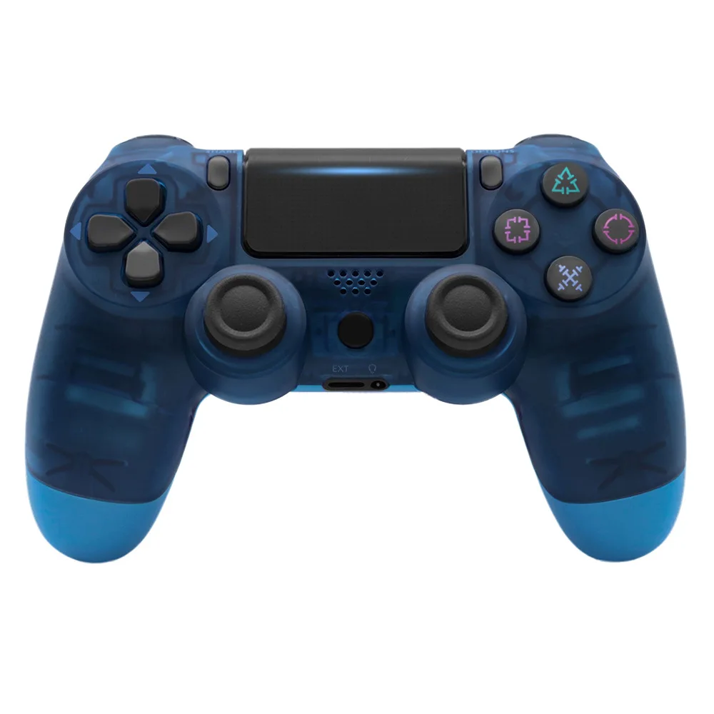 Новая версия 2 Bluetooth 4,0 Беспроводной геймпад для Игровые приставки 4 игровой джойстик для sony Double shock PS4 Pro - Цвет: Прозрачный