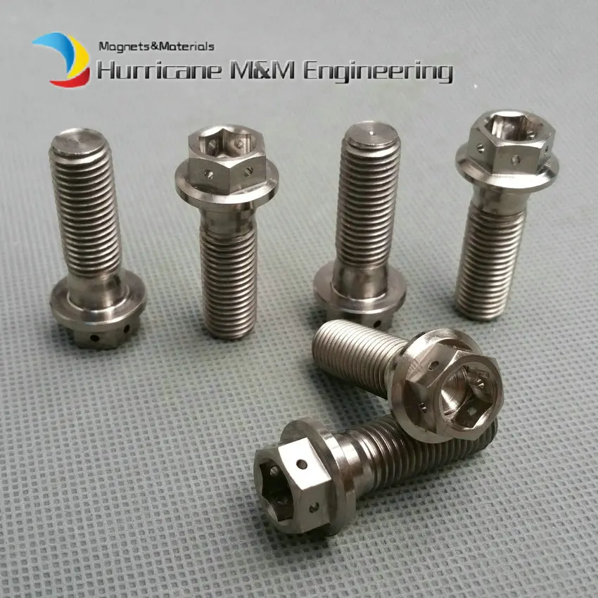 

Titanium bolts M10x30mm Motorcycle Modify Ti Bolt DIY Burned Color Hexagon Allen Flange Head Dual Drive Screws Ti fastener