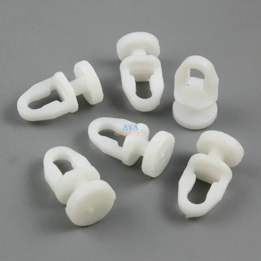 Curtain Track Roller Curtain Track Slide Gliders 11x20mm 200 Pieces