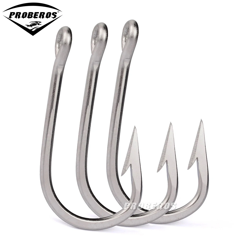 20pc PRO BEROS Brand Saltwater Fishing Hook Sword Hook 6/0 12/0 Model