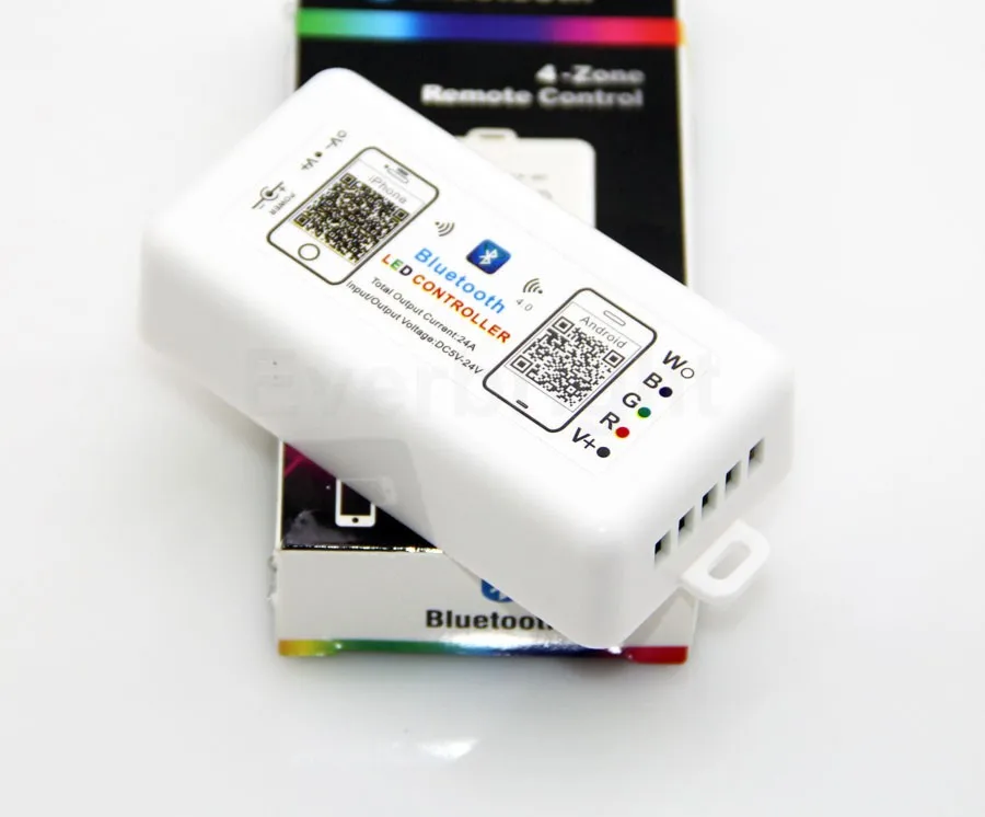 10 шт./лот Bluetooth RGB/RGBW Управление Лер DC 12 В/24 В 24a Беспроводной IOS/Android светодиодные полосы Bluetooth 4.0 Управление