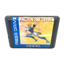 Инопланетный солдат для 16 бит карточная игра картридж для sega Mega Drive/Genesis Системы EUR/США