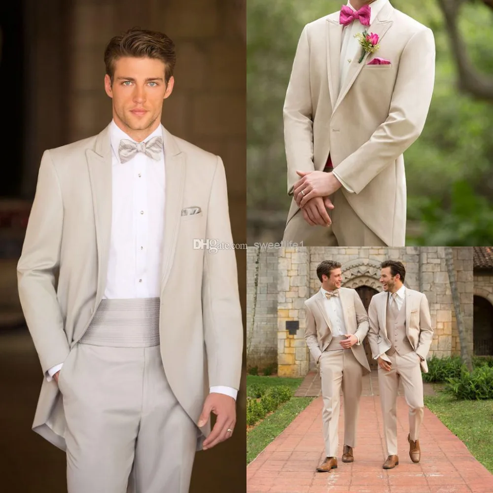 New Arrival Custom Made Fashion Simple Groom Tuxedos New Arrival Custom Made Fashion Simple Groom Tuxedos Clic Mens Wedding Suit Jacket Pants Tie Waistcoat No Risk In Jackets From Men S