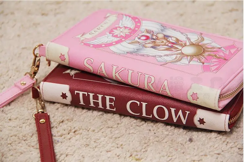 5 шт. Горячая новинка Cardcaptor Sakura Grimoire сумочка кошелек Классический воспроизвести