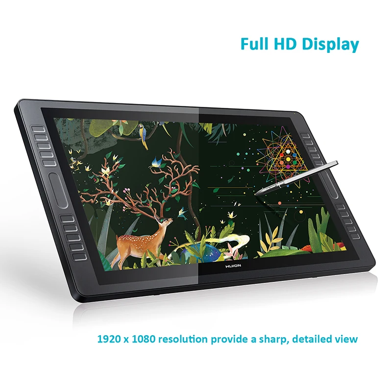 HUION KAMVAS GT-221 Pro 8192 niveles pluma Monitor tableta IPS LCD HD dibujo pluma pantalla-21,5 pulgadas - 2