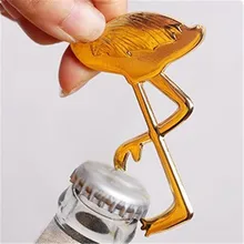 Золотой Фламинго пивная открывашка для бутылок вина открывалка для бутылок свадебный подарок для вечеринки Популярные кухонные аксессуары