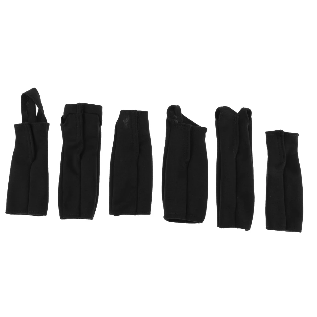 6 Pieces Black Professional Dress Formal Dress for 1/6   Dolls Clothes Business Wear Party Outfit
