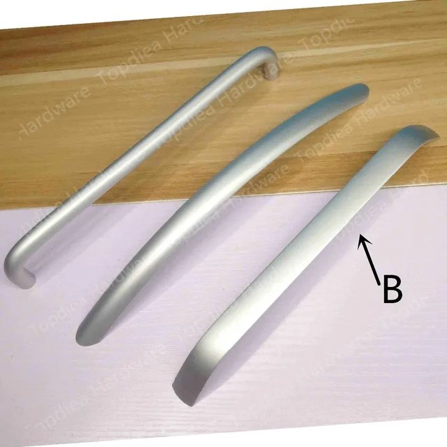 Cheap Hole Pitch 192mm Space aluminum Kitchen Furniture pulls wardrobe handle drawer handle Cheap Hole Pitch 192mm Space aluminum Kitchen Furniture pulls wardrobe handle drawer handle