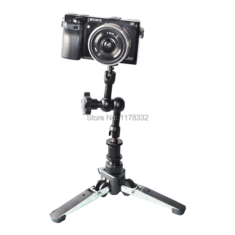 2in 1set Tripods Monopod Support Stand Universal Stand Three Feet Monopod Support Stand Base + 7