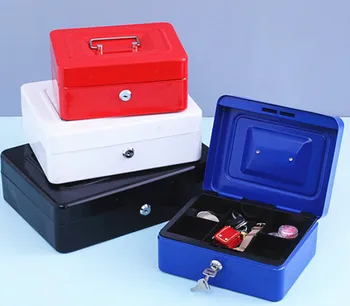 

20x25x9cm Portable Metal Office Storage box Bank Money Box Saving Coin Money Box Safe Coin Money Box for Kids Toy Birthday Gift