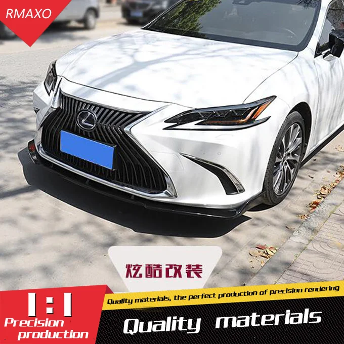 

For Lexus ES260 Body kit spoiler 2018-2019 For ES300 ES350 ABS Rear lip rear spoiler front Bumper Diffuser Bumpers Protector