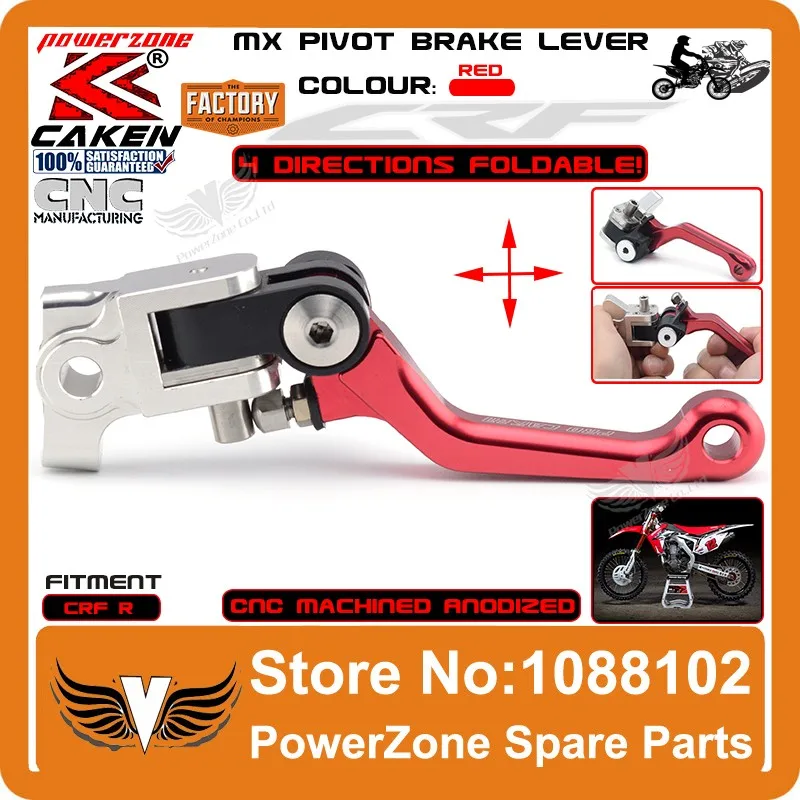 Складной MX Pivot тормозной рычаг 4 направления Fit CRF250R CRF450R 07-15 CRF Dirt Bike мотокросс эндуро супермото