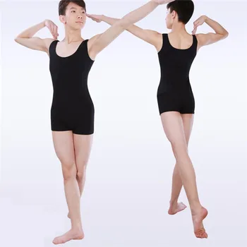 

Speerise Mens Tank Shorty Unitard Dancewear Leotard Mens Biketard Ballet Dance Leotard Male Flesh Colored Spandex Unitard