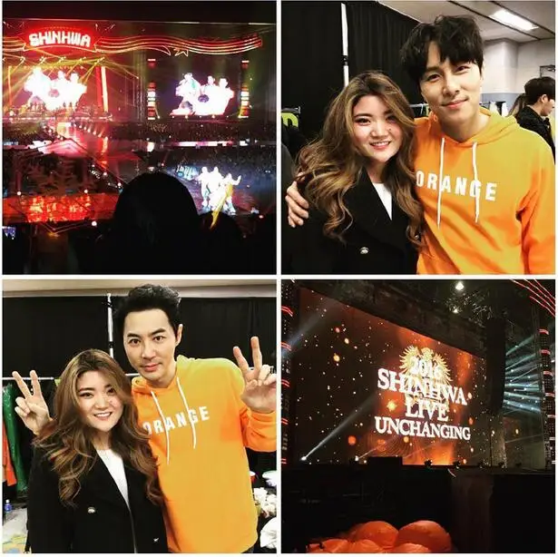 Kpop SHINHWA LIVE неизменный концерт orange печати толстовки shinhwa болельщики поддерживают унисекс Свободный пуловер флисовая толстовка