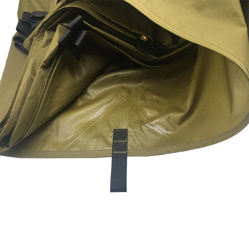 FLAME'S CREED Outdoor sports awning tarp for camping portable shelter sunshade tent waterproof folding PU waterproof with stake7