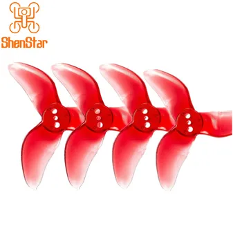 

2Pairs AVAN Blur 2 inch 3- CW CCW Propeller Props for Babyhawk Racer FPV Mini Drone Quadcopter Accessory Parts Red Color