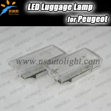 18 SMD Автомобильные светодиодные LED багажного отсека лампы для Peugeot 206 207 306 406 307 406 407 607 806 308 3008 5008 1007