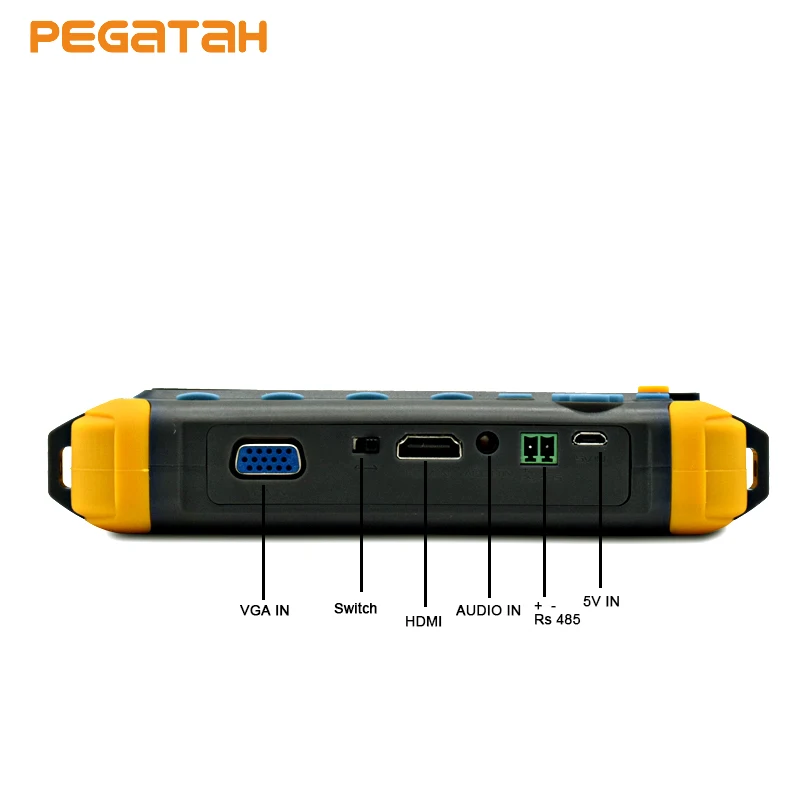 5 дюймов ЖК дисплей Мп 1080P UTC TVI AHD CVI аналоговый CVBS тестер камеры видеонаблюдения
