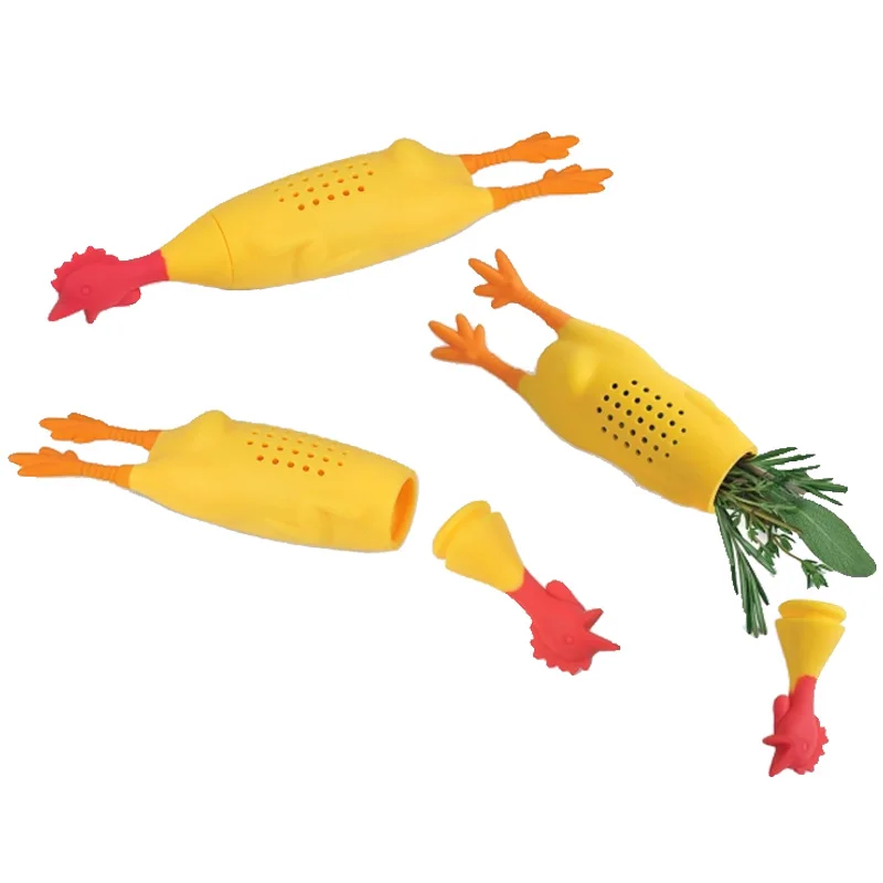 

Cute Chicken Crock Herb Plastic Infuser Food For Bouquet Garni Casseroles Soups Stews Cooking Tools Kitchen Gadgets Accessories